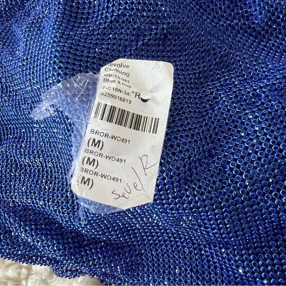 Bronx and Banco Xenia Wrap Dress in Blue & Indigo - Picture 7 of 7